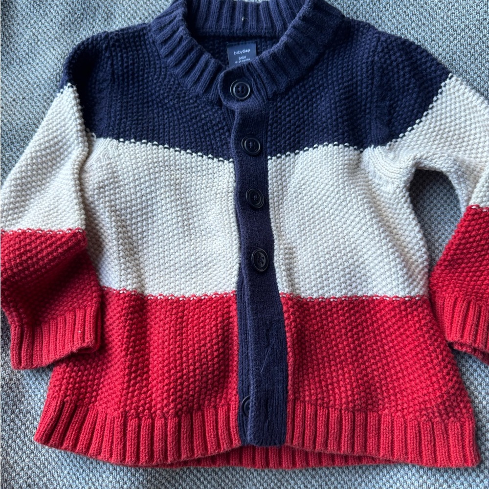 Vintage Baby Gap Cardigan Sweater 18-24 Months. Like New.